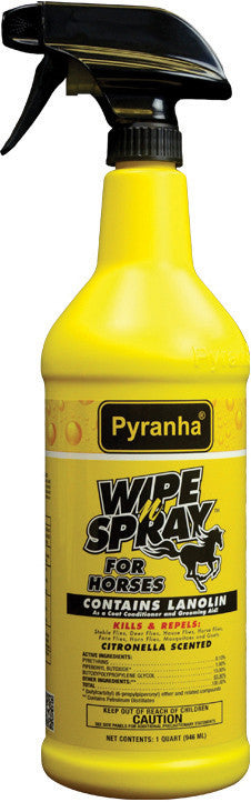 Pyranha Incorporated D - Wipe N'spray Fly Protection Spray For Horses