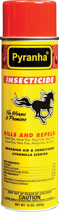 Pyranha Incorporated D - Insecticide Aerosol Fly Control For Horses