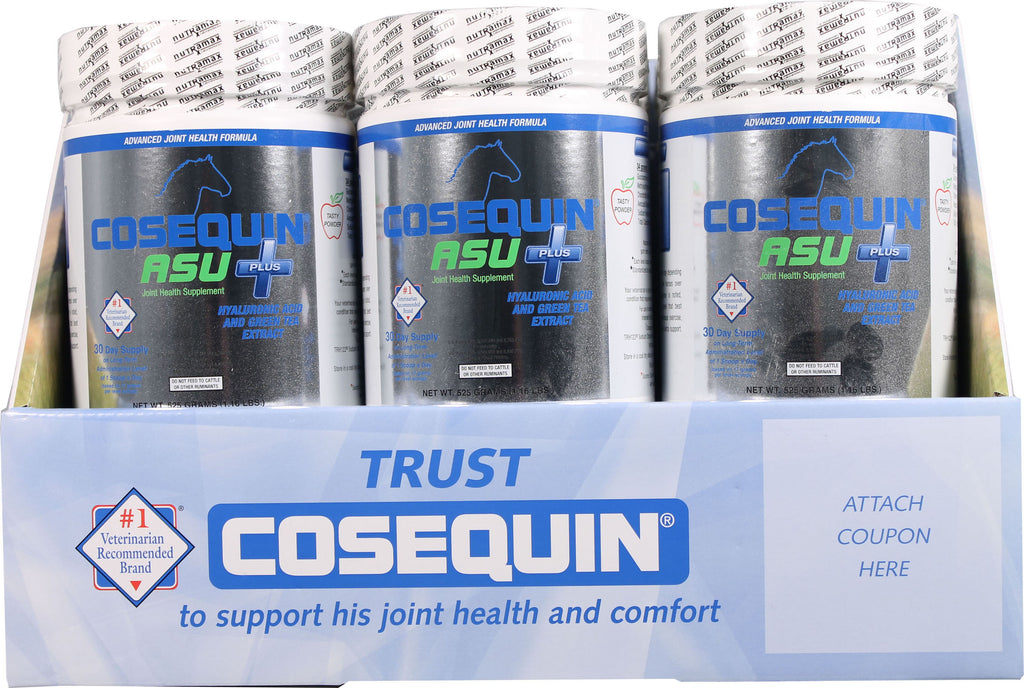 Nutramax - Cosequin D - Cosequin Asu Plus Equine Powder 525 Gram Display