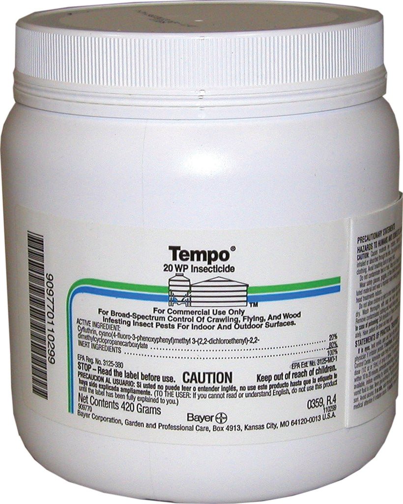 Bayer Animal Health D - Tempo 20wp Insecticide For Commercial Use Only