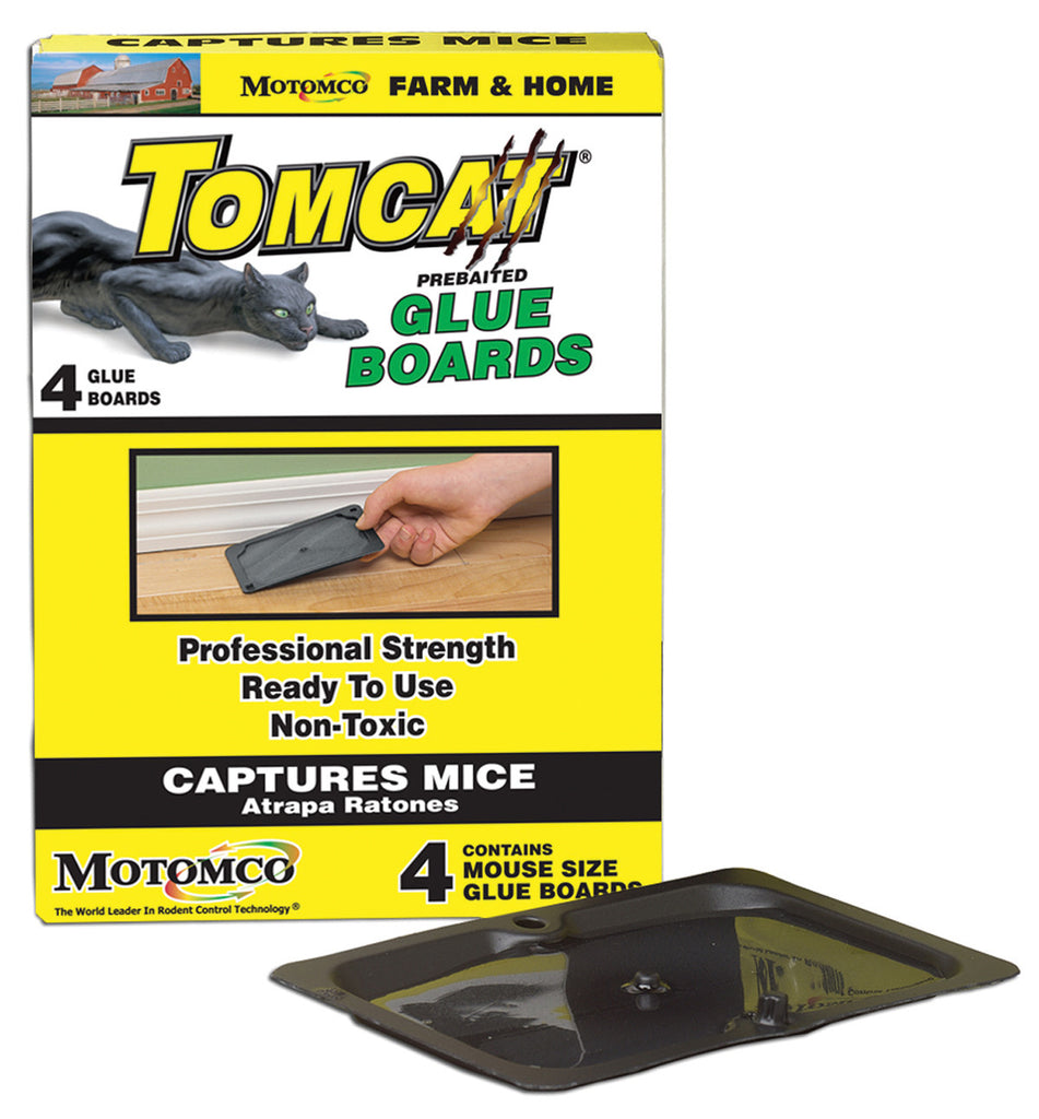 Motomco Ltd D - Tomcat Prebaited Glue Boards Mouse Trap