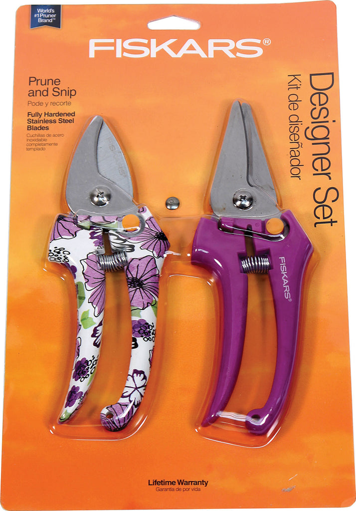 Fiskars Brands-cutting P - Bypass Pruner And Snip Designer Set