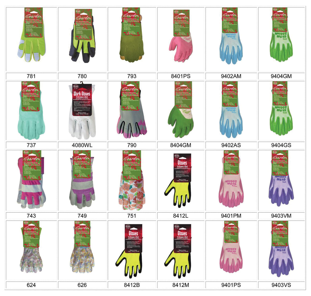Boss Manufacturing P - Garden Glove Assortment Display