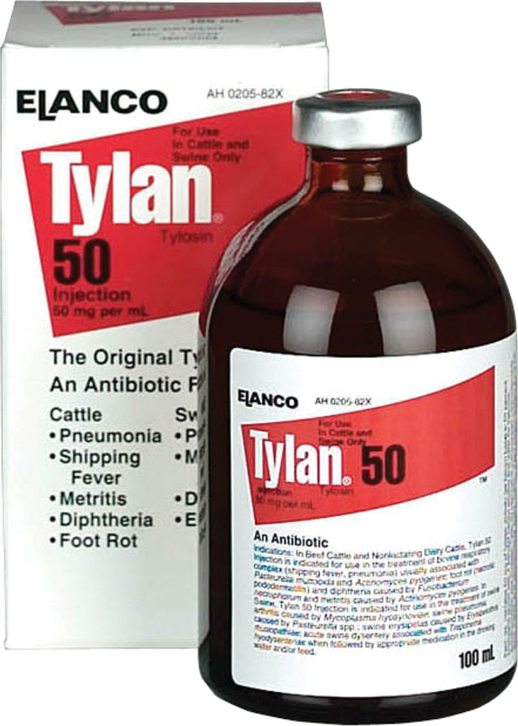 Durvet Inc D - Elanco Tylan 50 Injection For Cattle And Swine