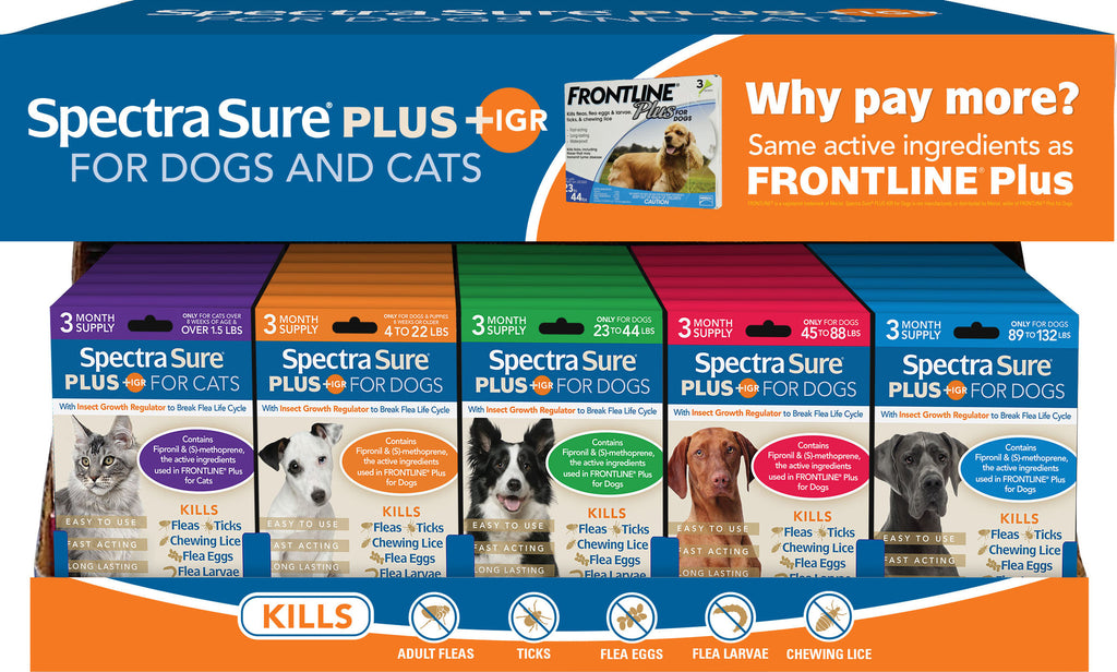 Durvet - Flea And Tick D - Spectra Sure + Igr Counter Display
