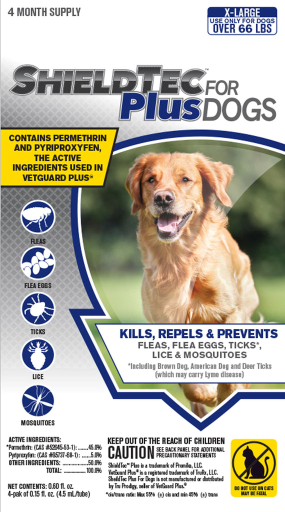Durvet - Flea And Tick D - Shieldtec Plus For Dogs 4-pack