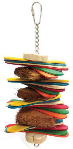 A&e Cage Company - Java Wood Stick Stack Bird Toy