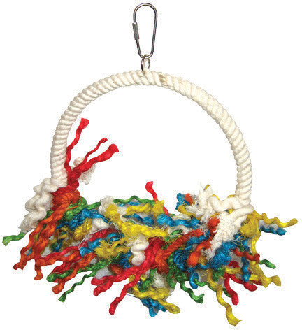 A&e Cage Company - Happy Beaks Rope Swing Preening Bird Toy