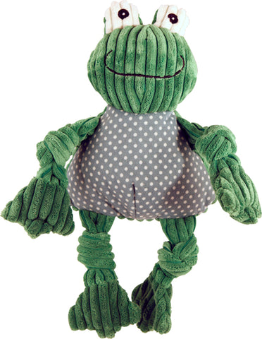 Hugglehounds - Frog Knottie Plush Corduroy