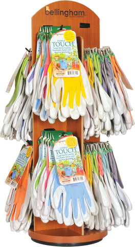 Lfs Glove             P - Bellingham Nitrile Touch Wooden Carousel Display