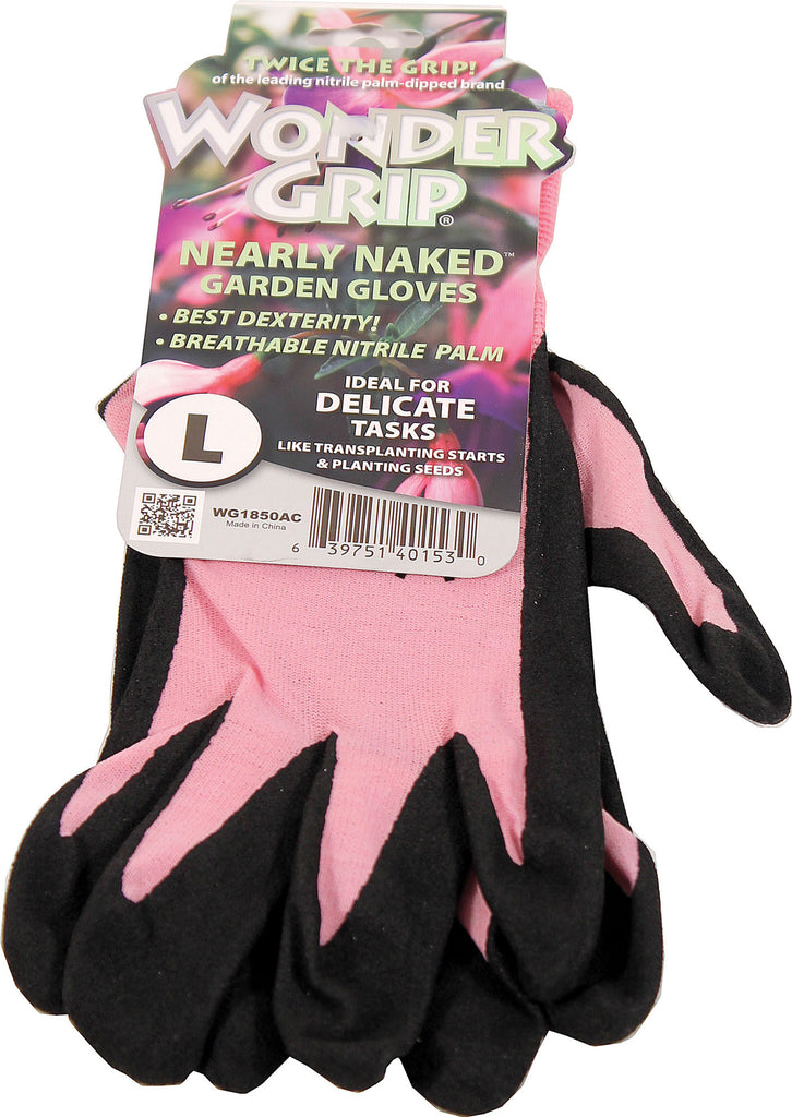 Lfs Glove             P - Wonder Grip Nearly Naked Garden Gloves