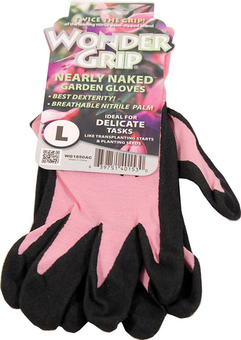 Lfs Glove             P - Wonder Grip Nearly Naked Garden Gloves