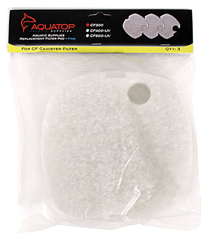 Aquatop Aquatic Supplies - Replacement Fine Filter Pad For Cf300 Canister