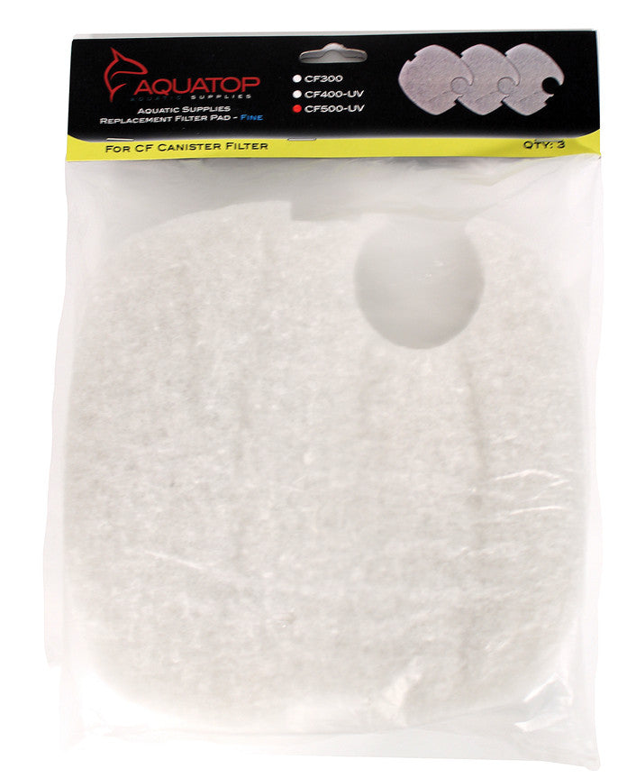 Aquatop Aquatic Supplies - Replacement Fine Filter Pad For Cf500uv Canister