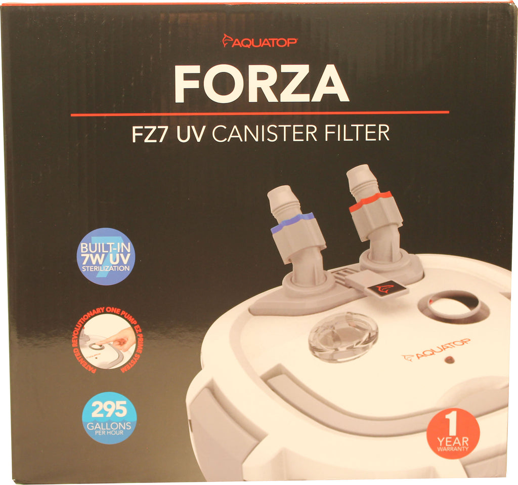 Aquatop Aquatic Supplies - Forza Multi-stage Canister Filter With 7w Uv