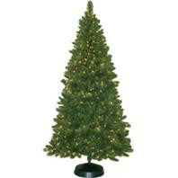 General Foam Plastics - Pembroke Artificial Christmas Tree W/clr Lights