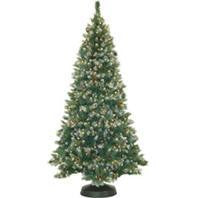 General Foam Plastics - Mk Frosted Pine Prelit Artificial Christmas Tree