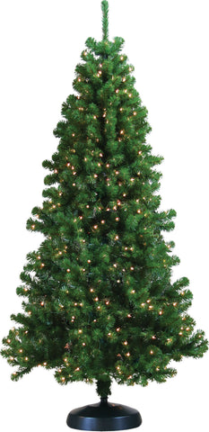 General Foam Plastics - Rockport Artificial Christmas Tree W/clr Lights