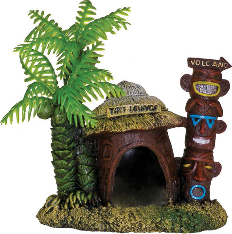 Blue Ribbon Pet Products-Exotic Environments Betta Hut With Palm Tree