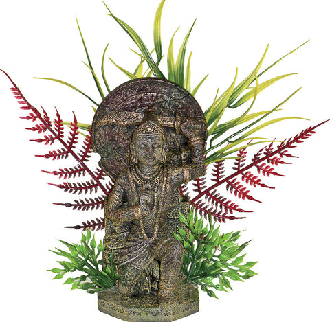 Blue Ribbon Pet Products - Exotic Environments Buddha Warrior With Plants