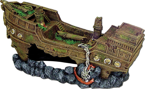 Blue Ribbon Pet Products-Exotic Environments Jumbo Shipwreck