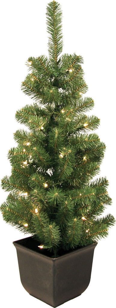 General Foam Plastics - Mk Bedford Prelit Potted Artificial Christmas Tree