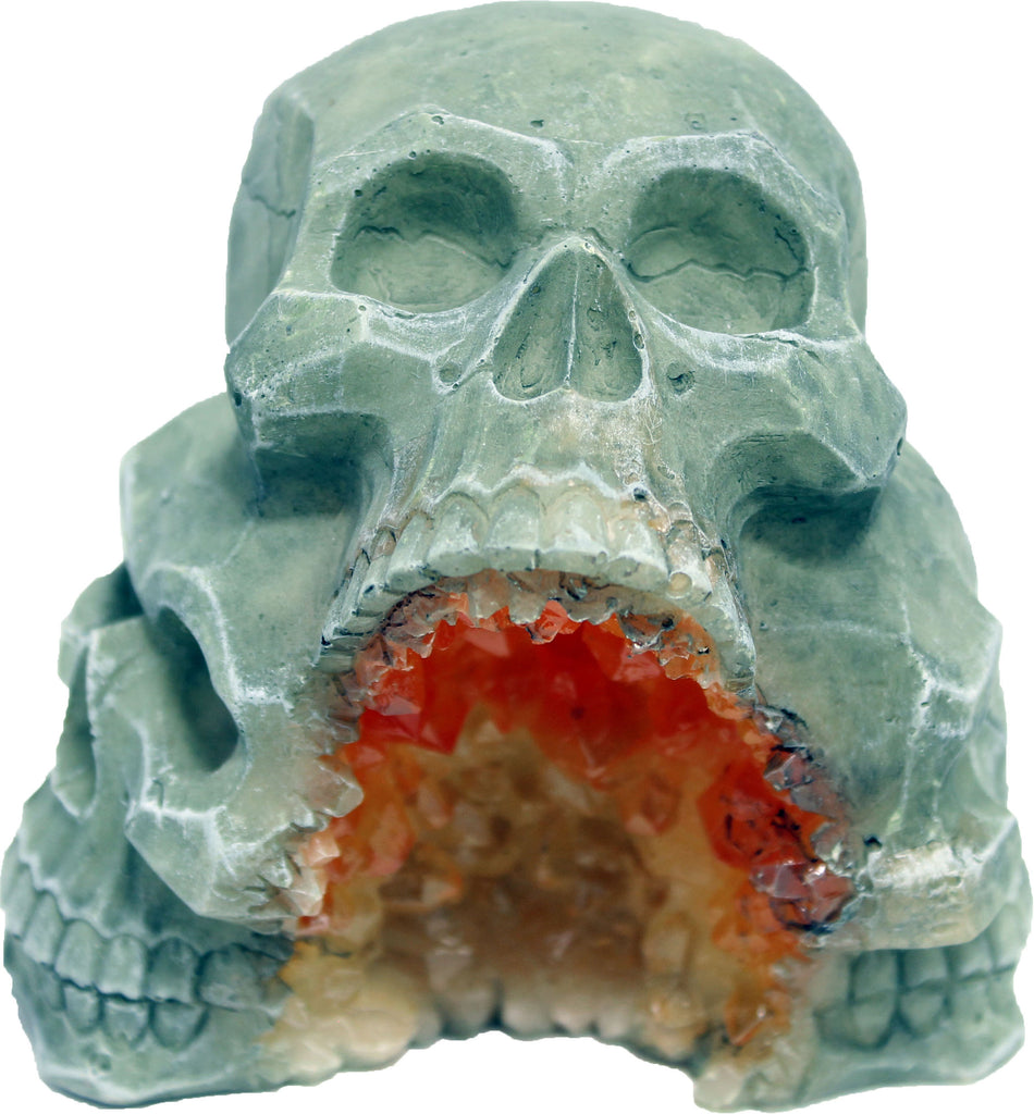 Blue Ribbon Pet Products - Exotic Environments Skull Mountain Geode Stone