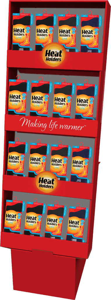 Grabber Inc. - Heat Holder Lite Sock Display Men & Women