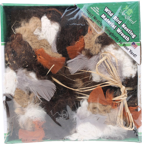 Songbird Essentials - Wild Bird Nesting Material Wreath