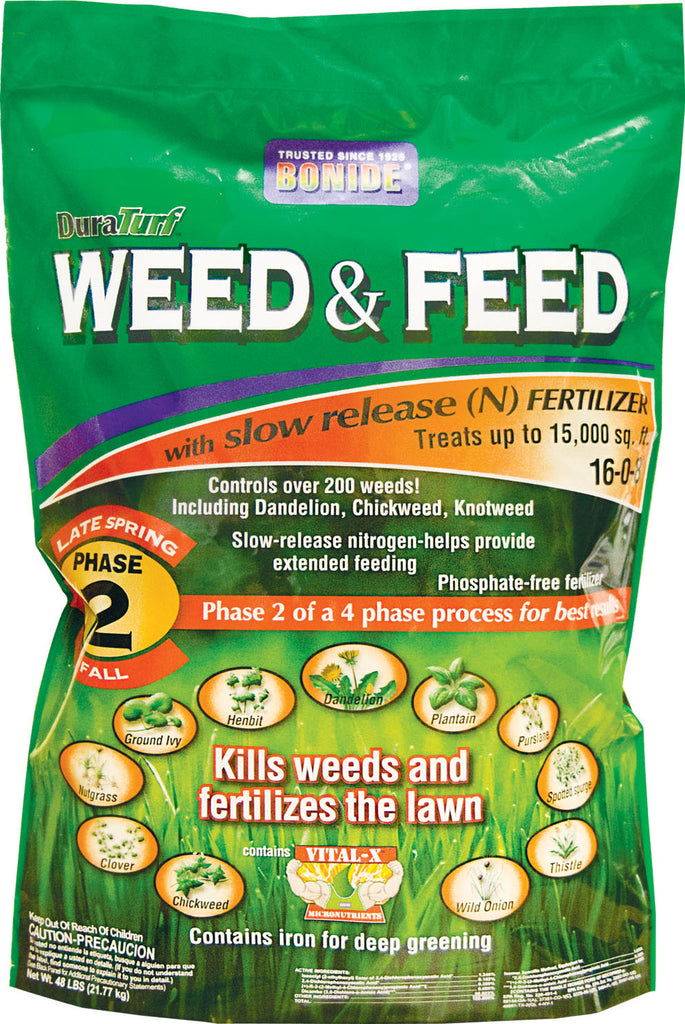 Bonide Fertilizer - Duraturf Weed & Feed For Lawns