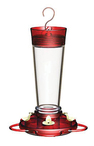 Classic Brands - Humming - Ruby Glass Hummingbird Feeder