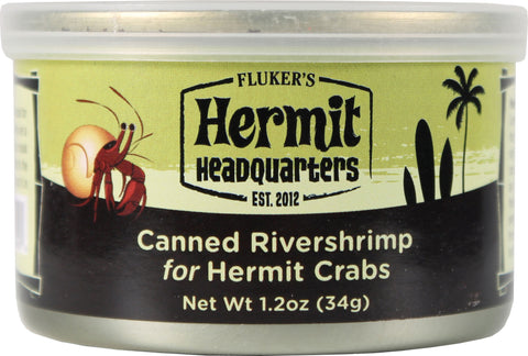 Flukers - Hermit Headquarters Hermit Crab Canned Rivershrimp