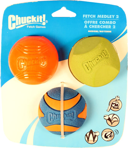 Canine Hardware Inc - Chuckit Fetch Medley Gen2 3pack