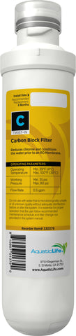 Aquatic Life Llc-Twist-in Carbon Block Filter