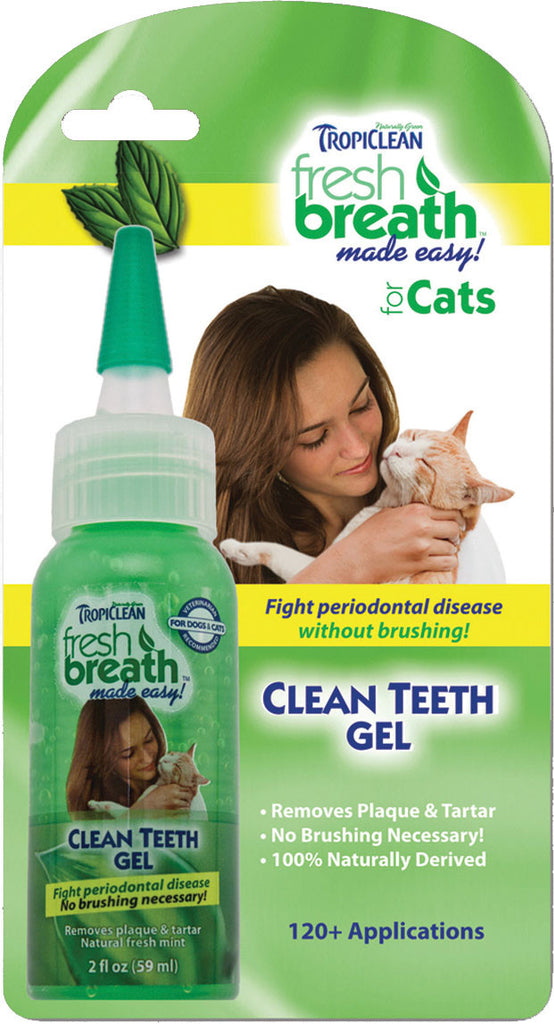 Tropiclean - Fresh Breath Clean Teeth Gel For Cats