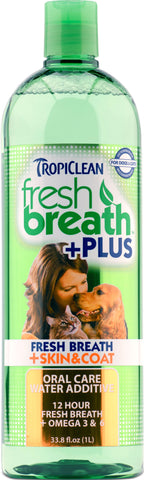 Tropiclean - Fresh Breath + Skin & Coat Water Additive