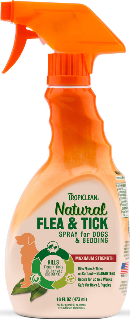 Tropiclean - Tc Flea & Tick Spray For Pets