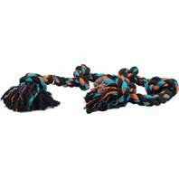 Mammoth Pet Products - Flossy Chews Color 5 Knot Rope Tug Dog Toy