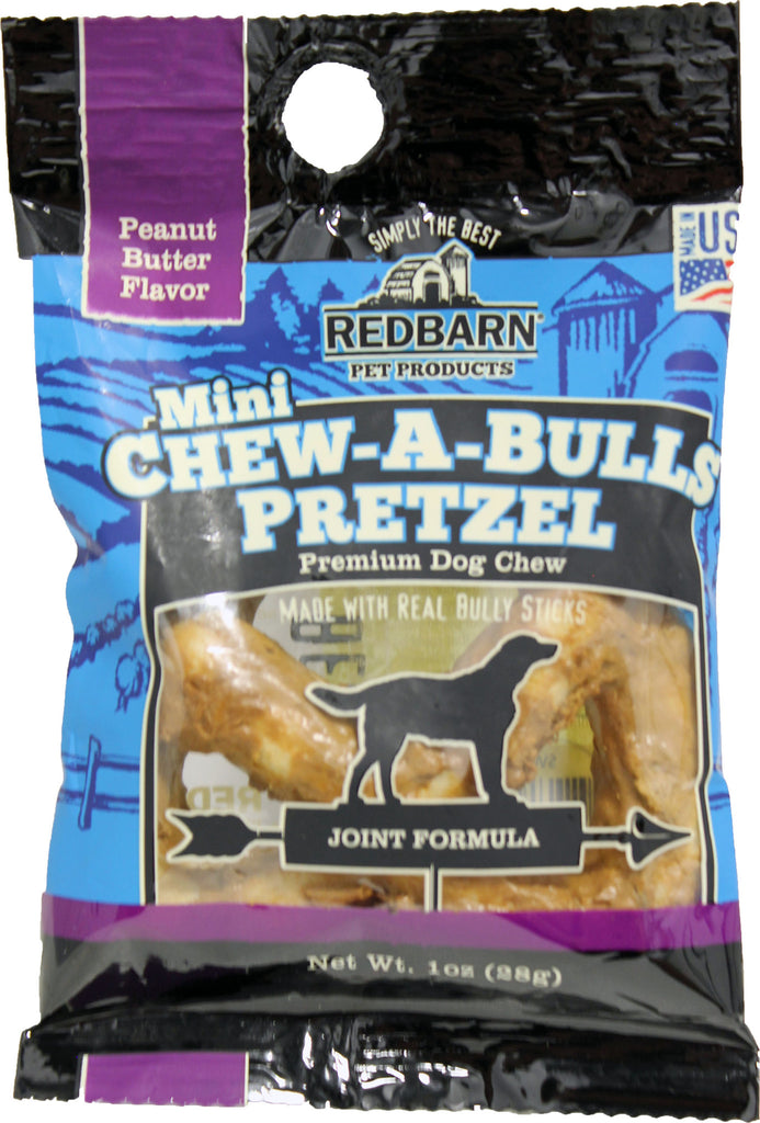 Redbarn Pet Products Inc - Chew-a-bull Mini Pretzel