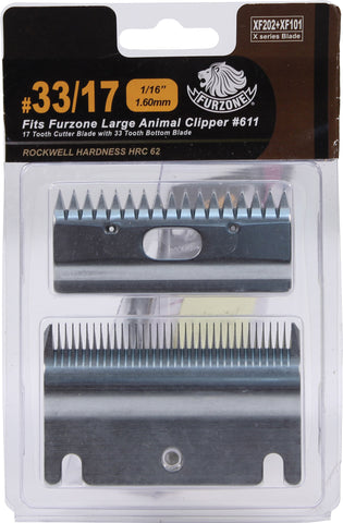 Furzone - Equizone - Replacement Blade Set For 611 Large Animal Clipper