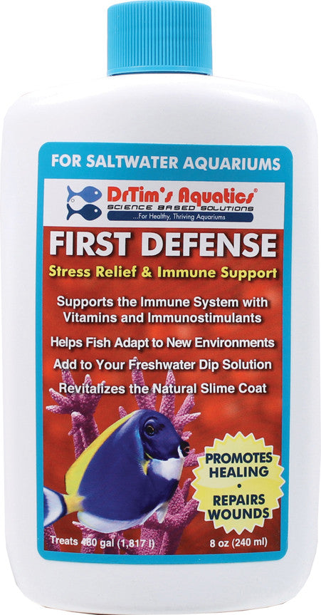 Dr. Tim's Aquatics Llc. - First Defense Saltwater Aquarium Solution