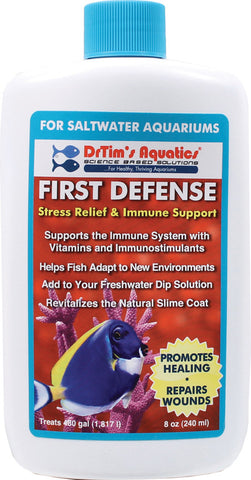 Dr. Tim's Aquatics Llc. - First Defense Saltwater Aquarium Solution