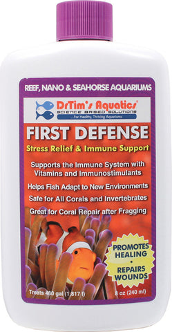 Dr. Tim's Aquatics Llc. - First Defense Reef Aquarium Solution