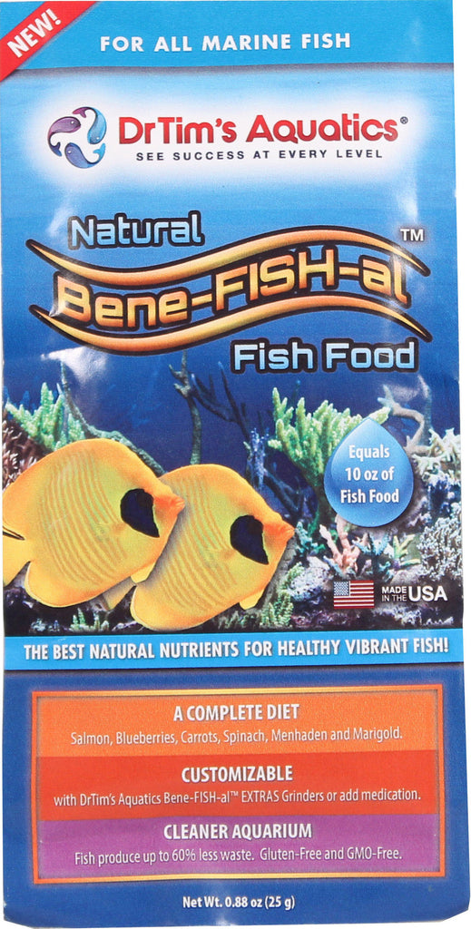 Dr. Tim's Aquatics Llc. - Bene-fish-al Fish Food Marine Single