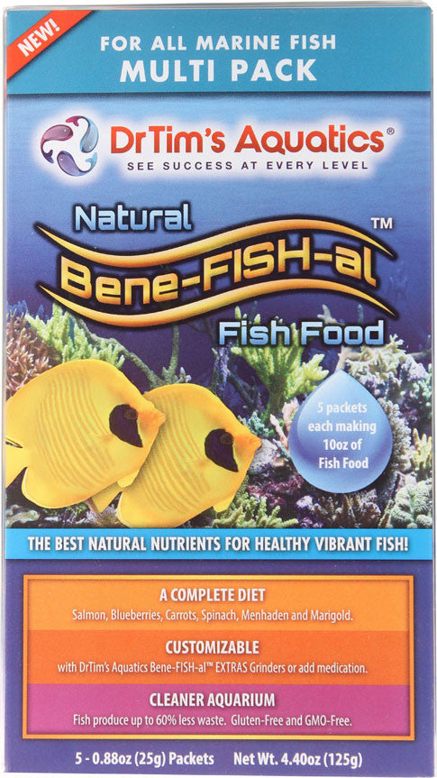 Dr. Tim's Aquatics Llc. - Bene-fish-al Fish Food Marine Multi-pack