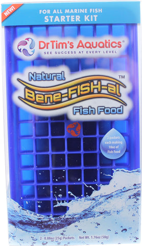 Dr. Tim's Aquatics Llc. - Bene-fish-al Fish Food Marine Starter Kit