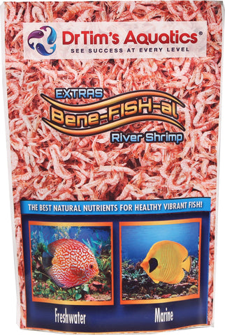 Dr. Tim's Aquatics Llc. - Bene-fish-al Fish Food Extras River Shrimp Refill