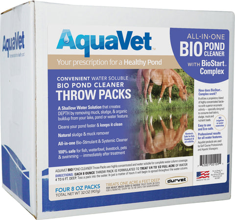 Durvet Aquavet        D - Aquavet Probiotic Pond Cleaner