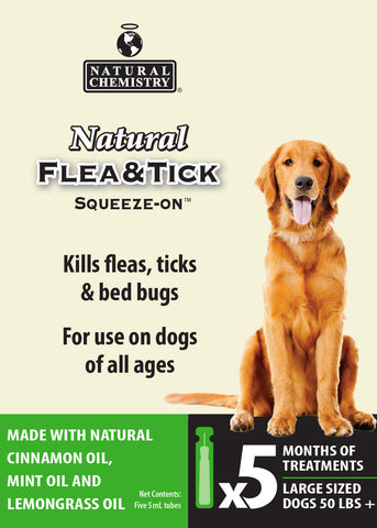 Natural Chemistry - Natural Flea & Tick Squeeze On For Large Dogs
