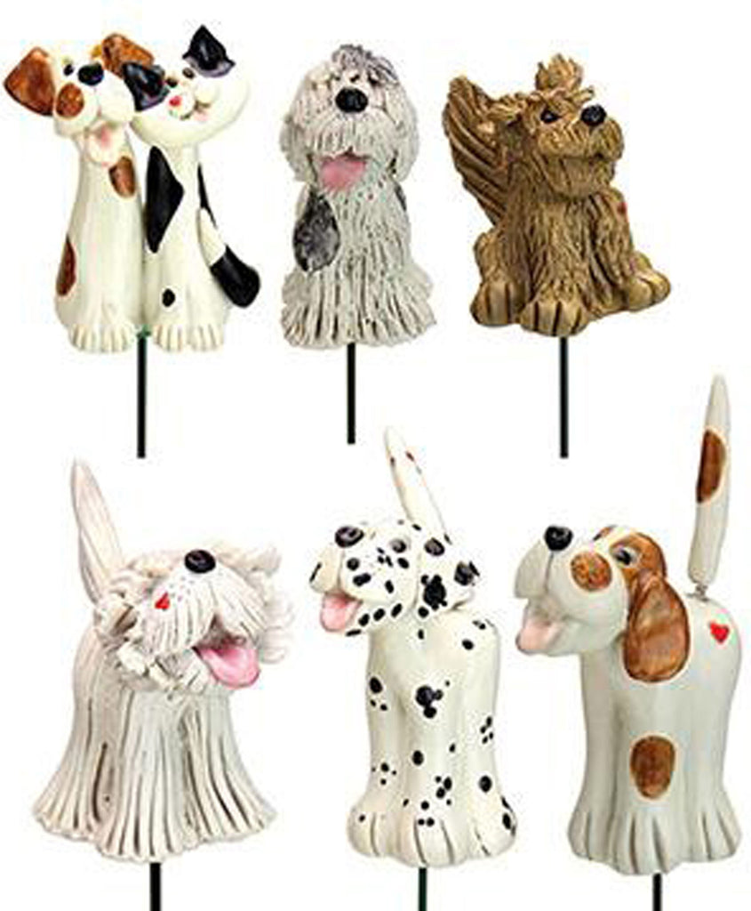 Exhart-Pence Pets Dog Plant Stakes In Countertop Display